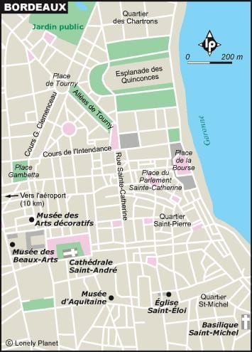 地図ボルドーの庭